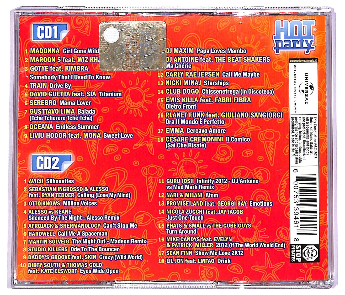 EBOND Various - Hot Party Summer 2012 COMPILATION JEWEL CASE CD CD066421