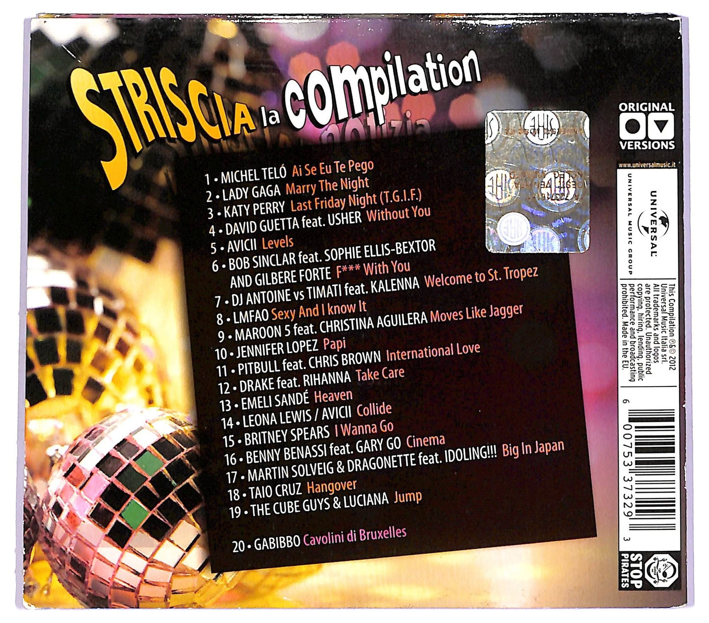 EBOND Various - Striscia La Compilation DIGIPACK CD CD066424
