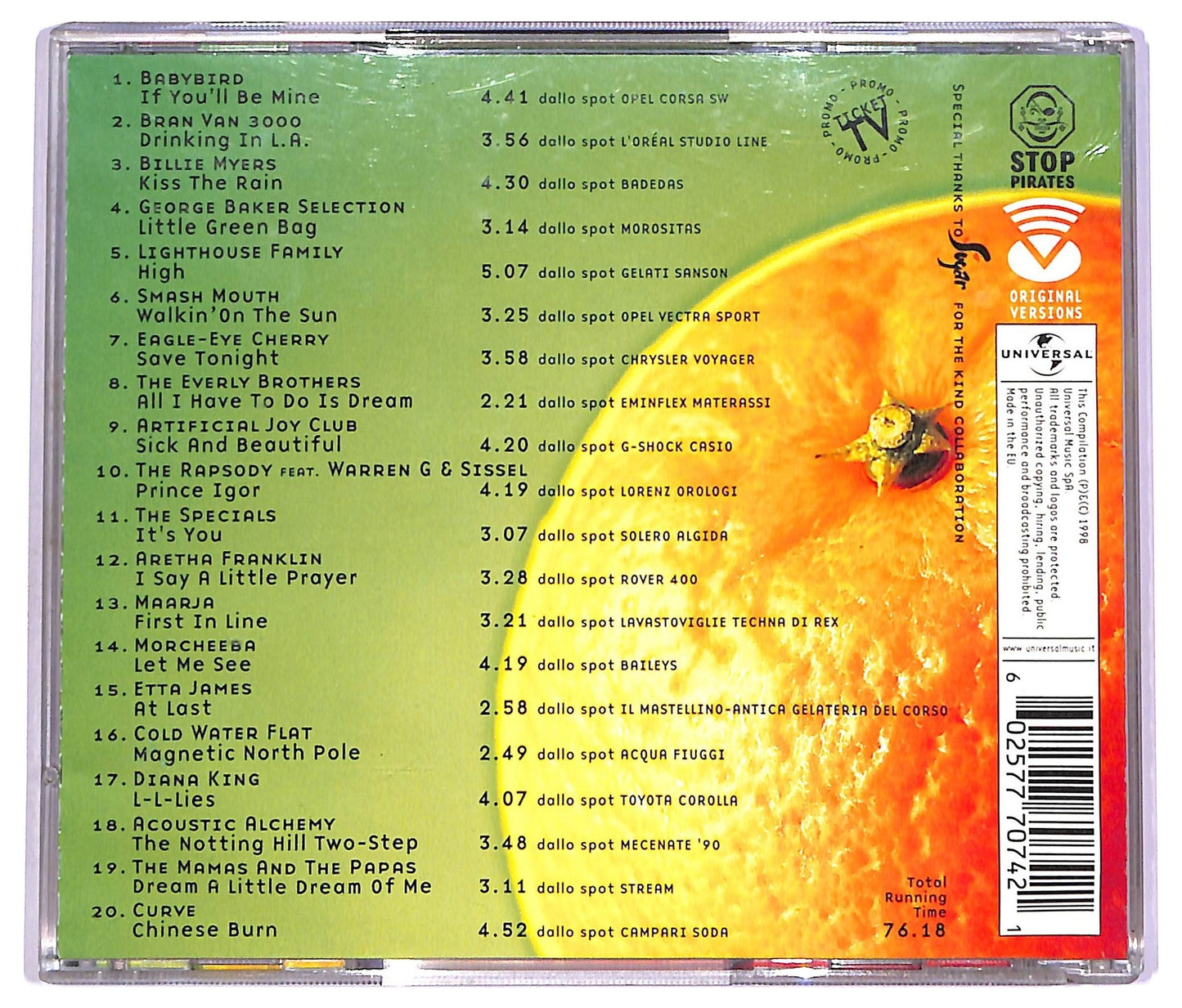 EBOND Various - Wonderful Spot COMPILATION JEWEL CASE CD CD066429