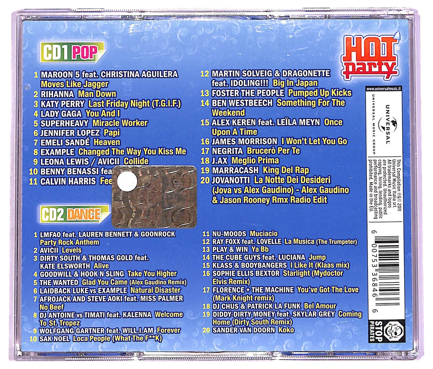 EBOND Various - Hot Party Winter 2012 COMPILATION JEWEL CASE CD CD066448