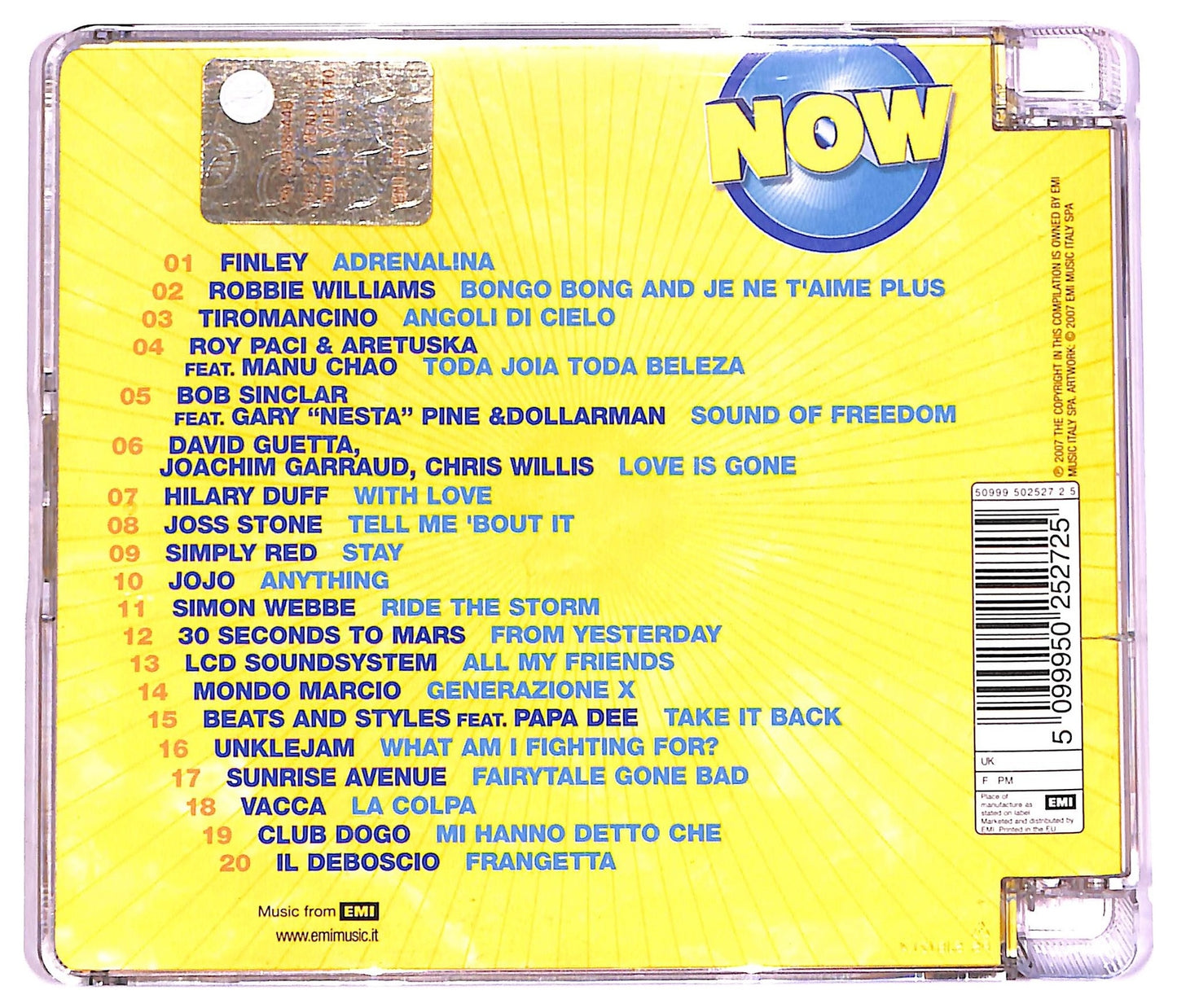 EBOND Various - Now Summer 2007 CD CD066453