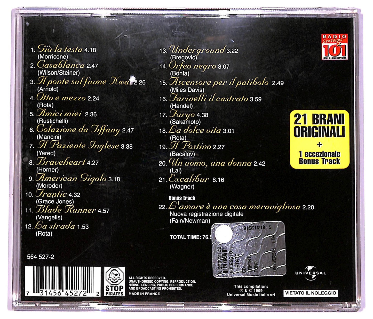 EBOND Various - Top of the Movies Imperdibili - Soundtrack CD CD066465