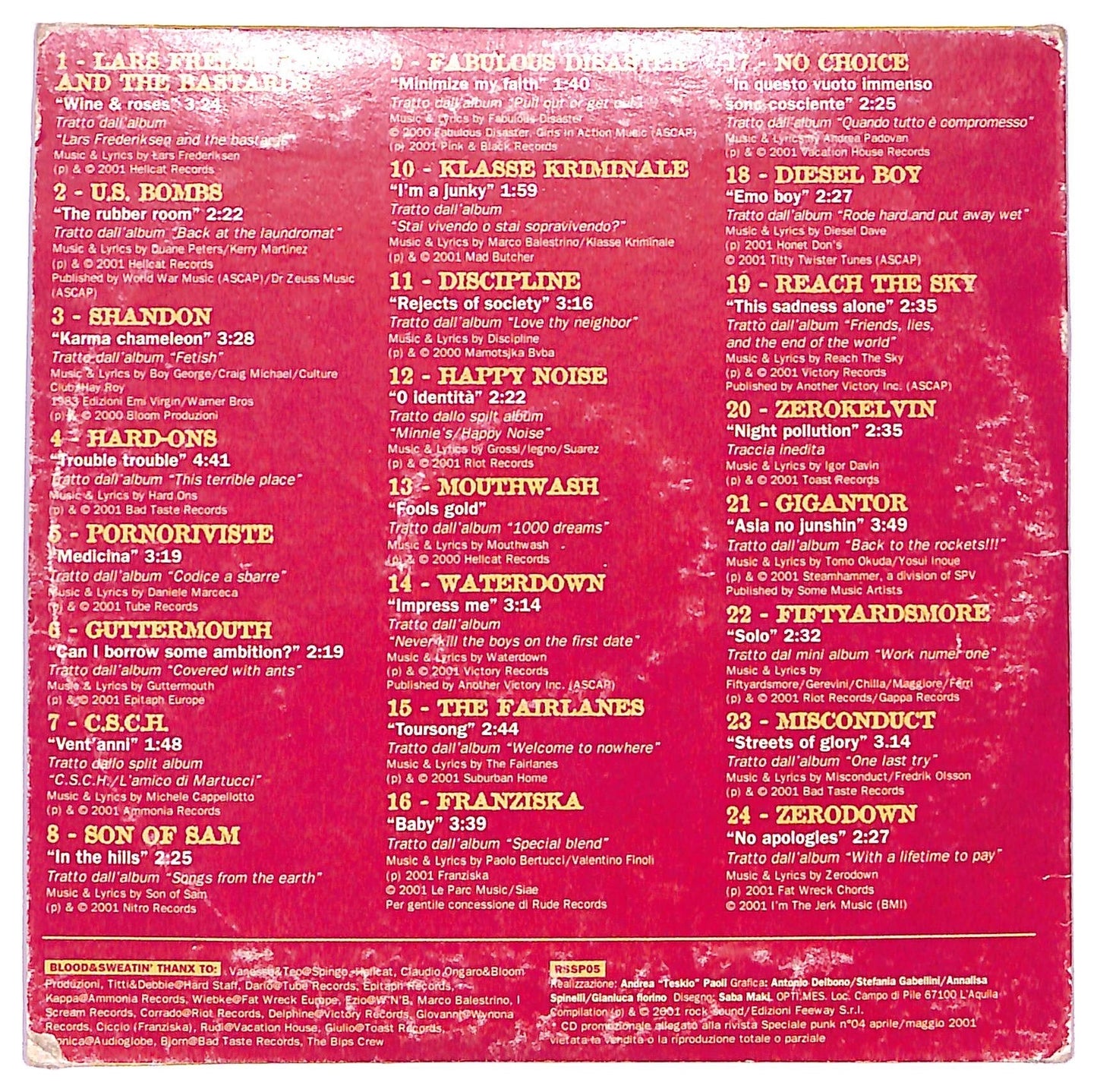 EBOND Various - Rock Sound Speciale Punk Rock 5 COMPILATION EDITORIALE DIGIPACK CD CD066511