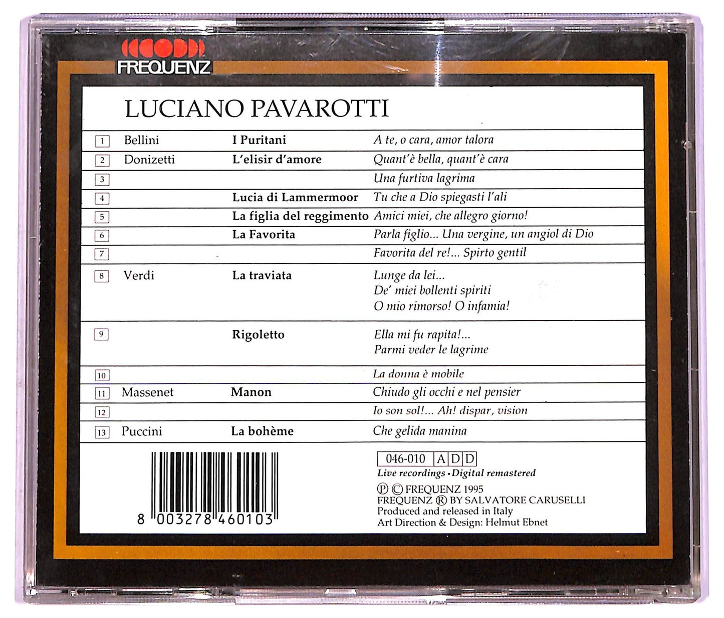 EBOND Luciano Pavarotti - Le Grandi Voci COMPILATION JEWEL CASE CD CD066524