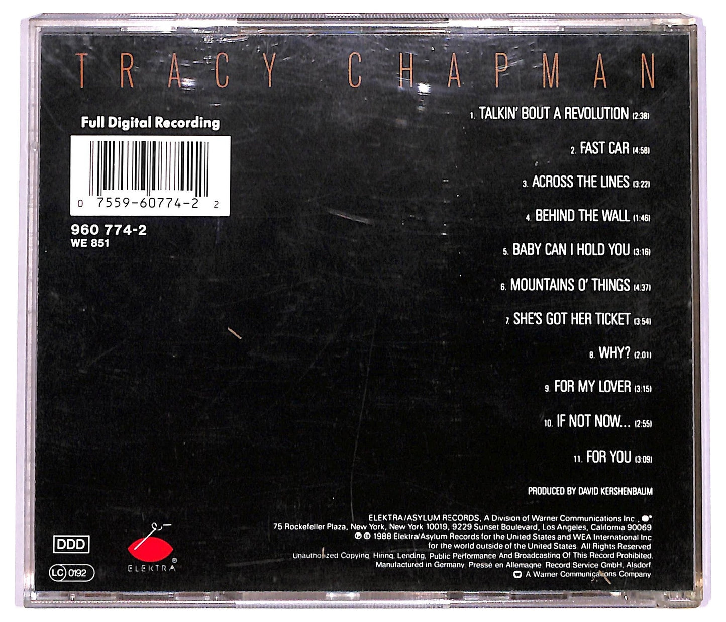 EBOND Tracy Chapman - Tracy Chapman CD CD066551