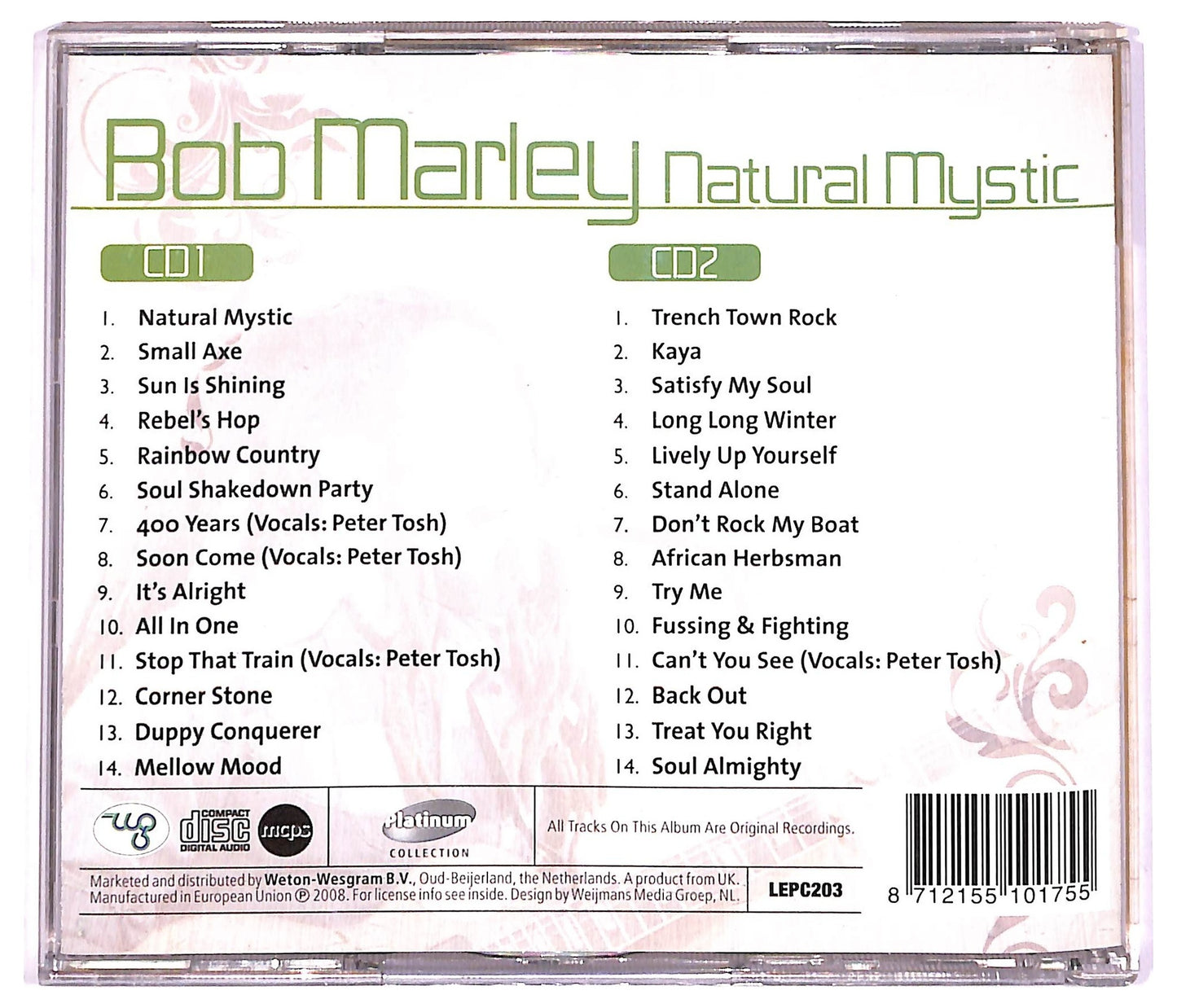 EBOND Bob Marley - Natural Mystic CD CD066558