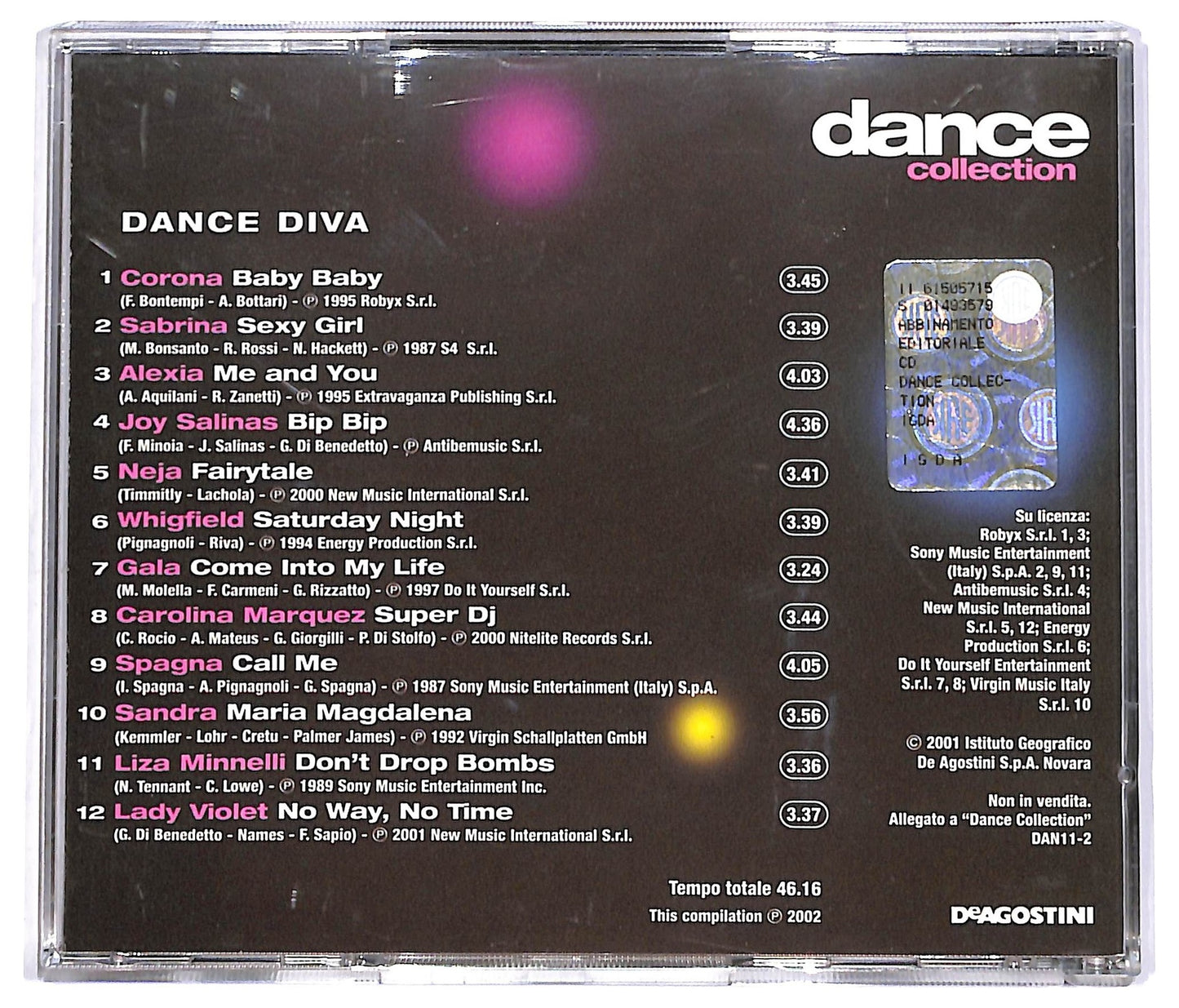 EBOND Various - Dance Collection - Dance Diva COMPILATION EDITORIALE JEWEL CASE CD CD066622