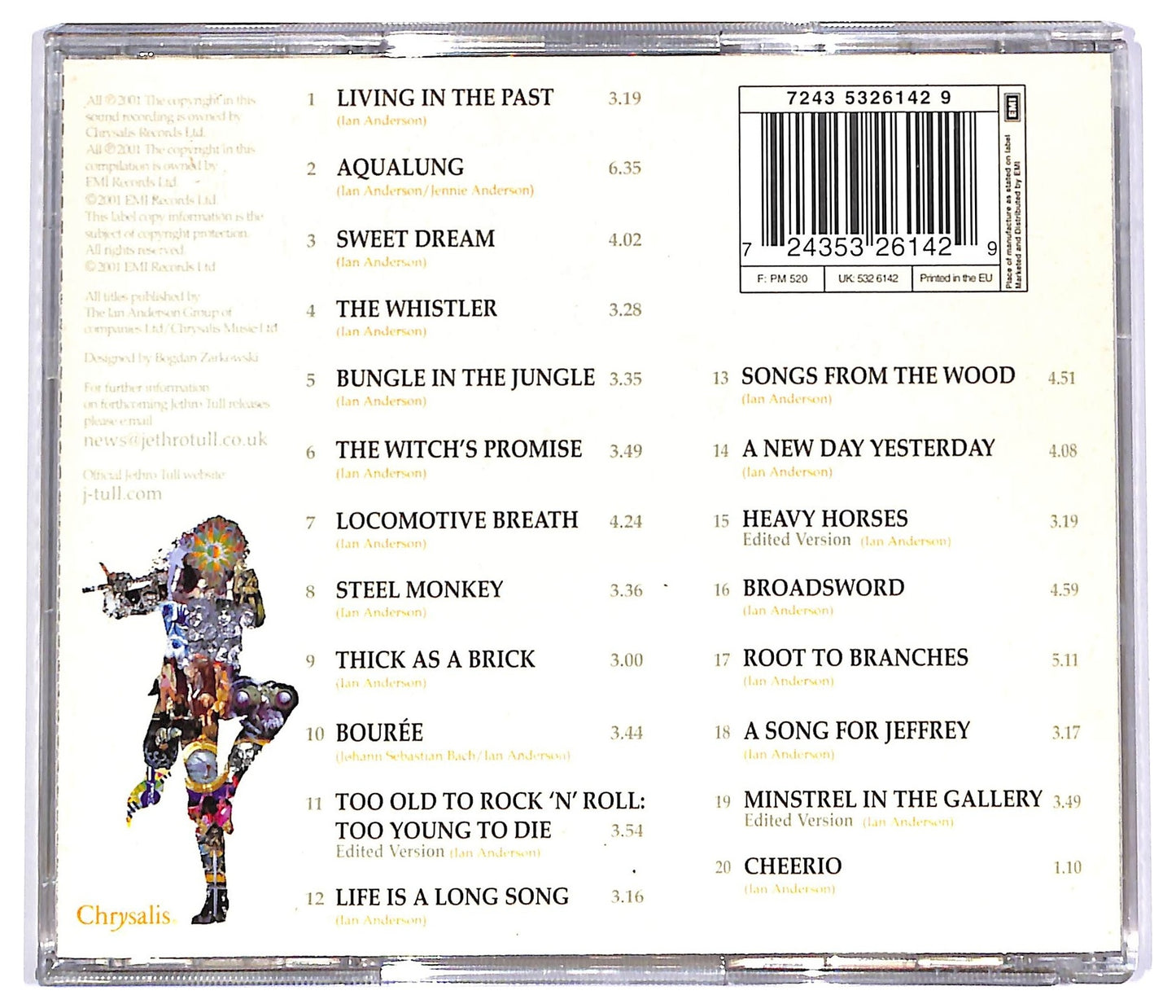 EBOND Jethro Tull - The Very Best Of COMPILATION JEWEL CASE CD CD066623