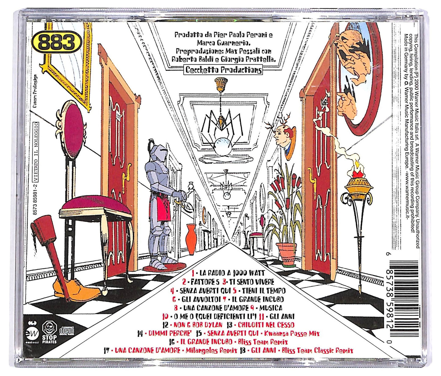 EBOND 883 - La Donna Il Sogno e Il Grande Incubo - Edizione Straordinaria ALBUM JEWEL CASE CD CD066660