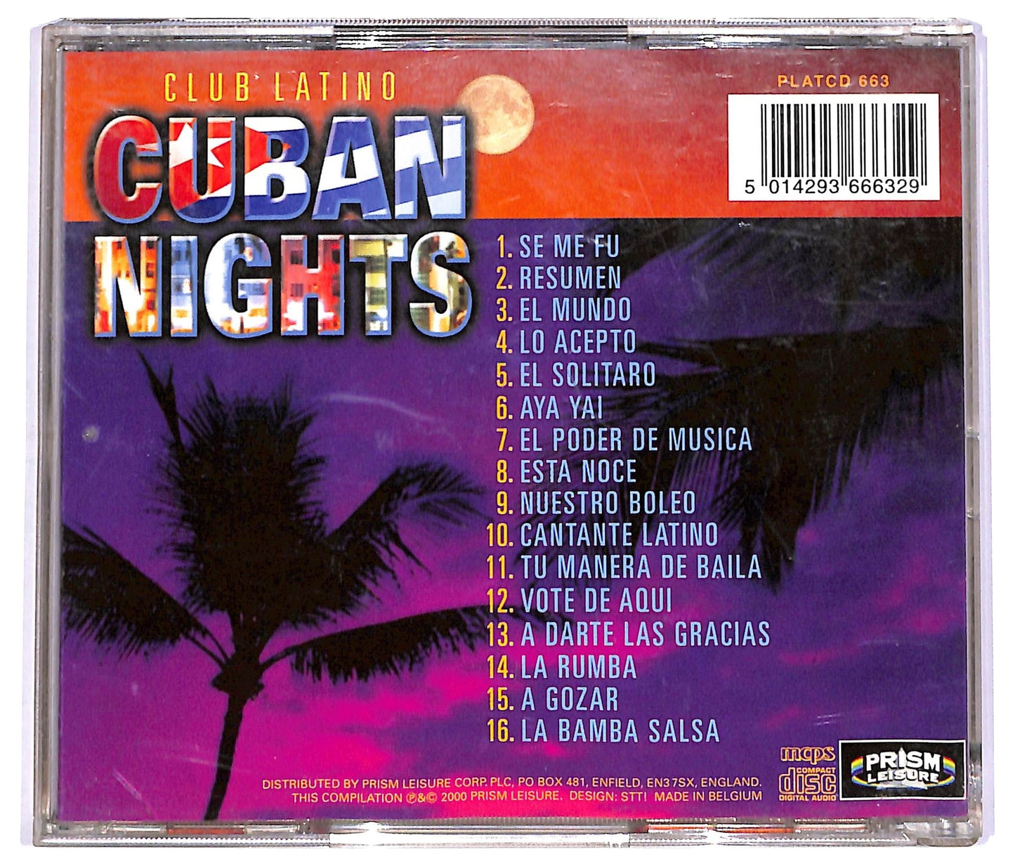 EBOND Various - Club Latino - Cuban Nights COMPILATION JEWEL CASE CD CD066713