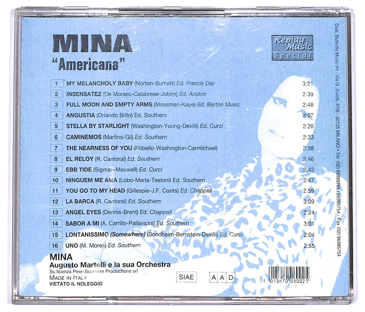 EBOND Mina - Americana COMPILATION JEWEL CASE CD CD066733