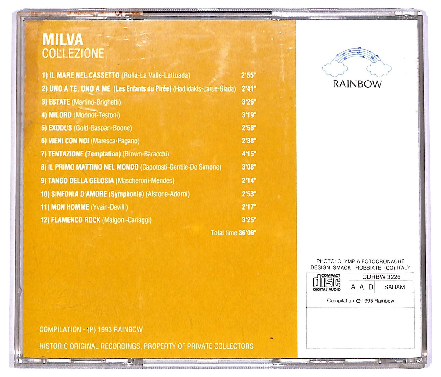 EBOND Milva - Collezione COMPILATION EDITORIALE JEWEL CASE CD CD066734