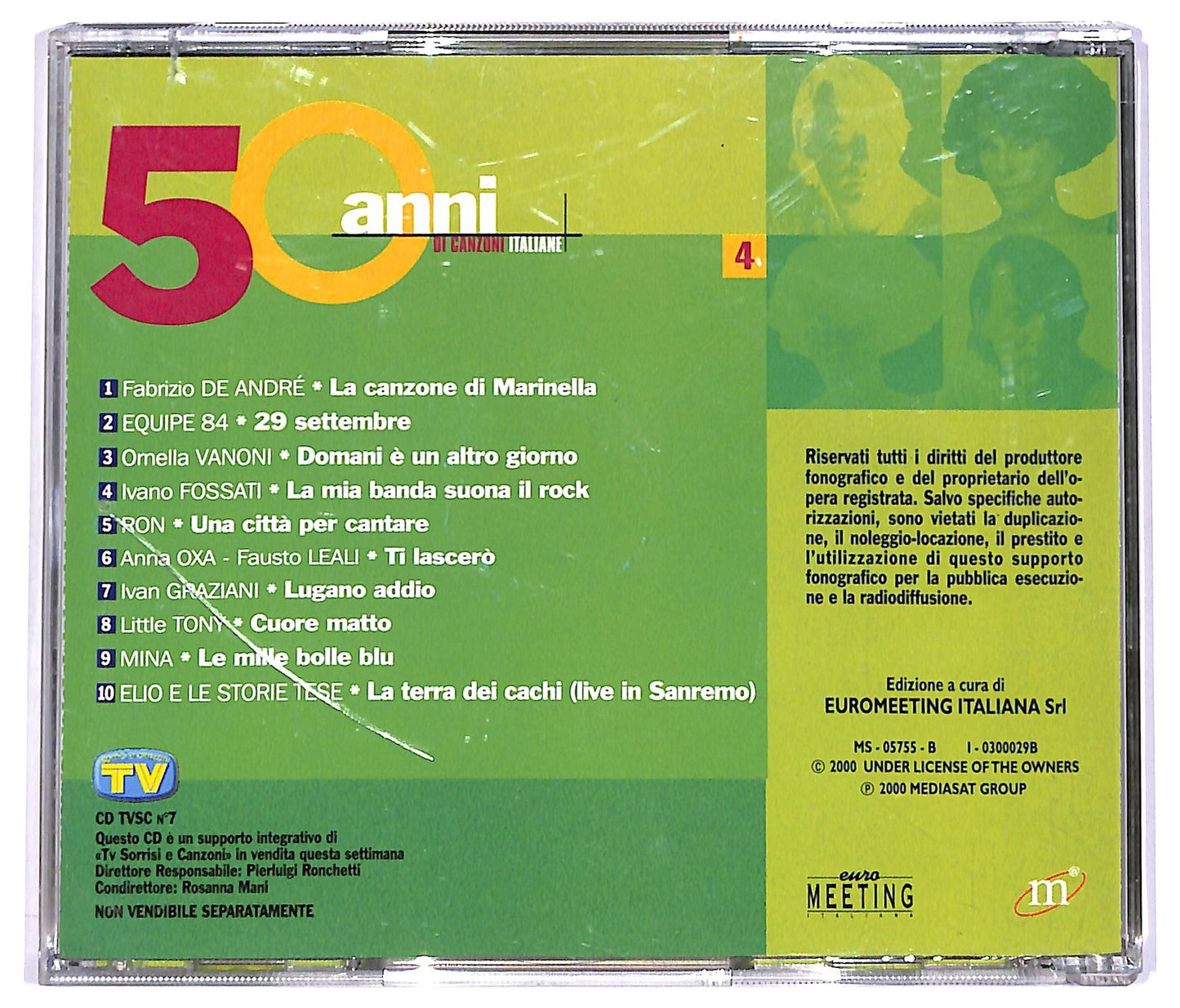 EBOND Various - 50 Anni Di Canzoni Italiane 4 CD CD066747