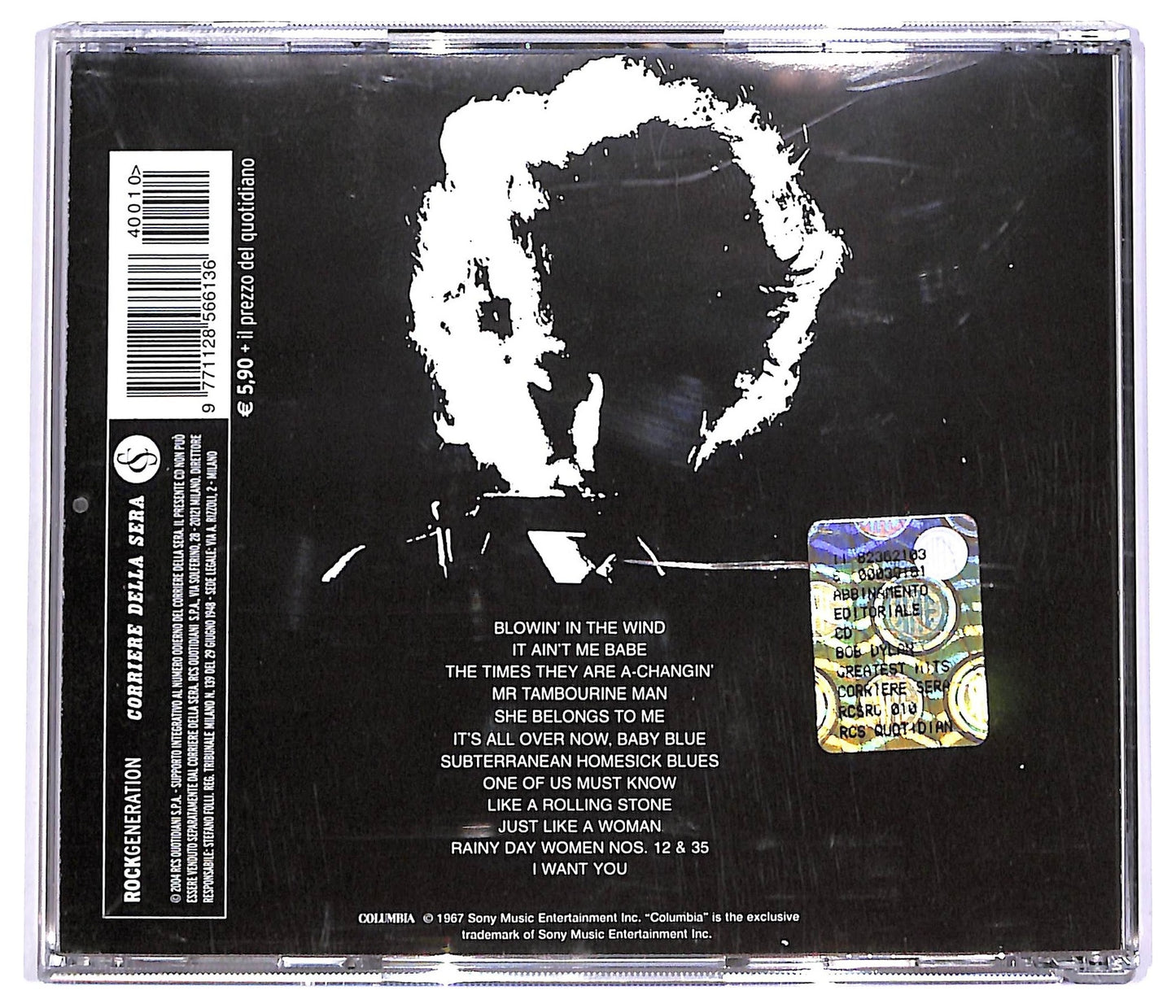 EBOND Bob Dylan - Greatest Hits COMPILATION EDITORIALE JEWEL CASE CD CD066748