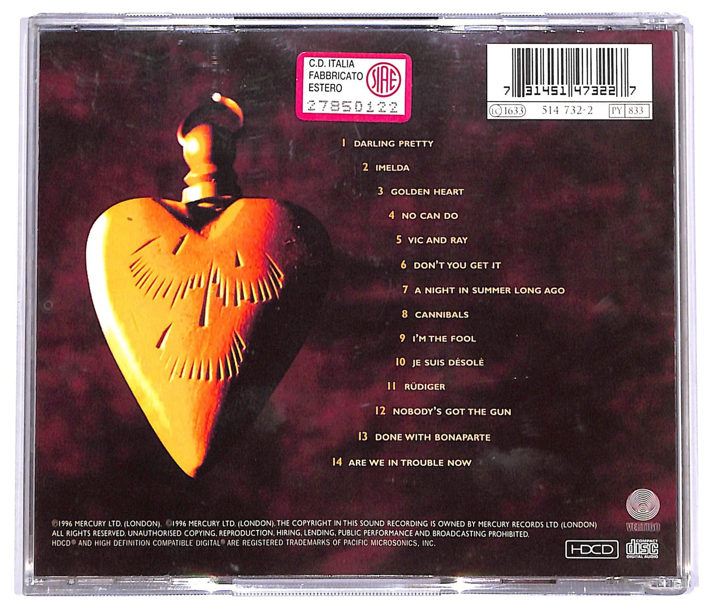 EBOND Mark Knopfler - Golden Heart CD CD066837