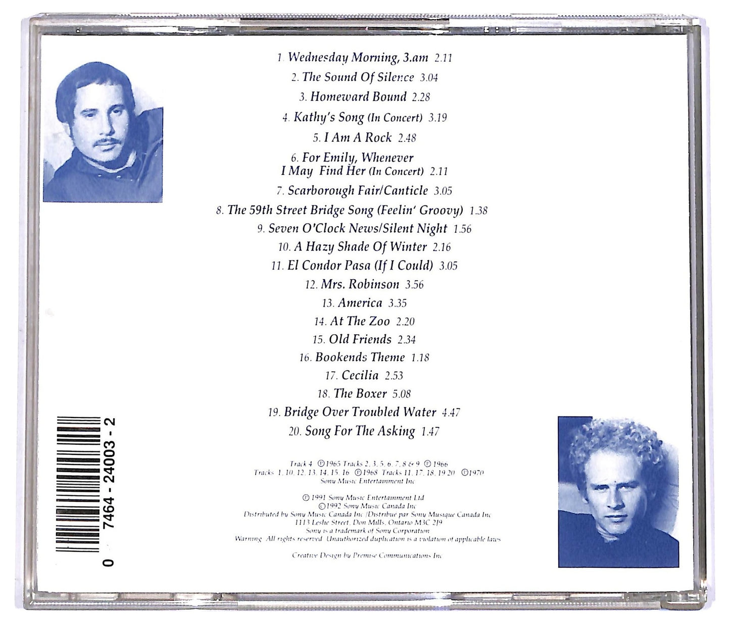 EBOND Simon & Garfunkel - The Definitive Collection CD CD066904