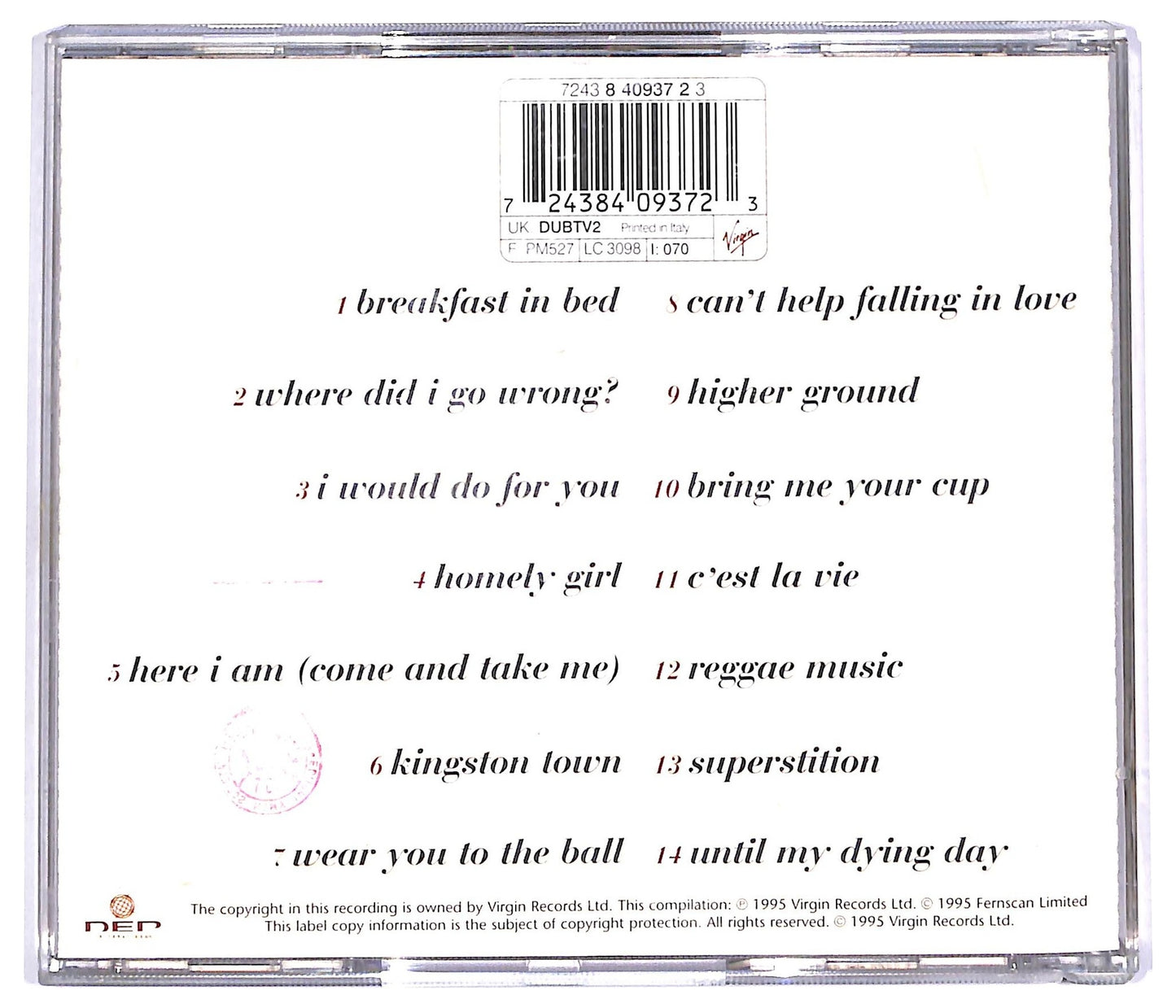 EBOND UB40 - The Best Of UB40 - Volume Two CD CD066944