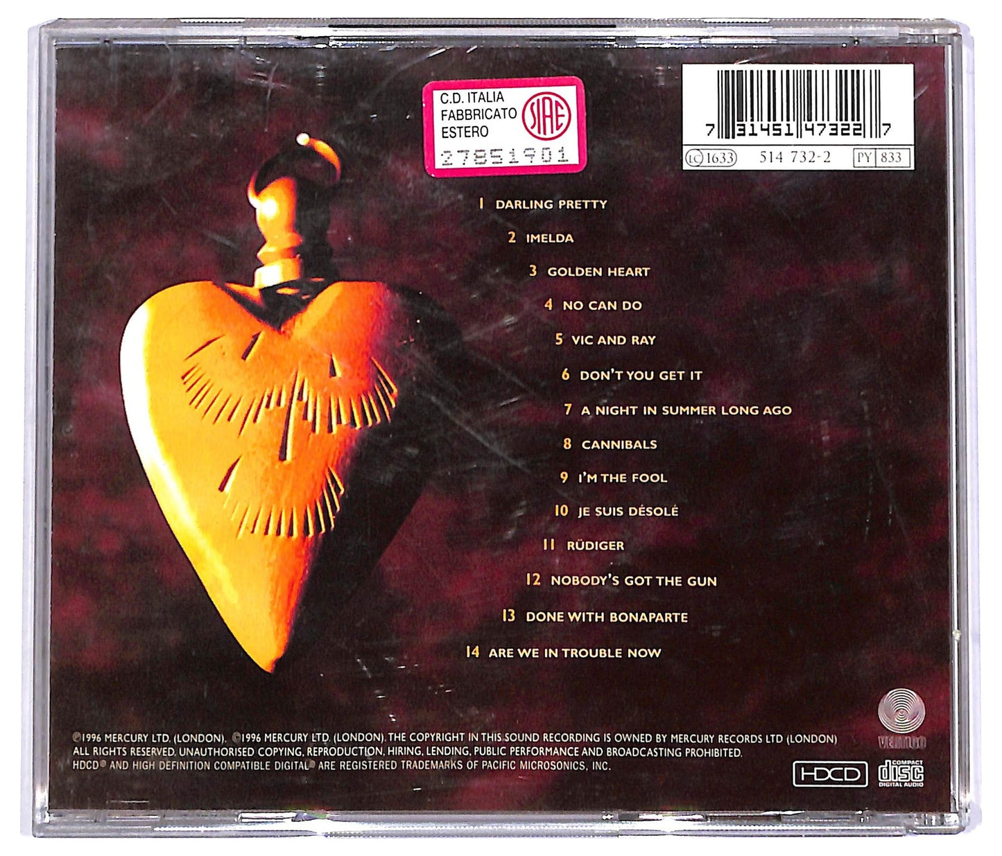 EBOND Mark Knopfler - Golden Heart CD CD066948