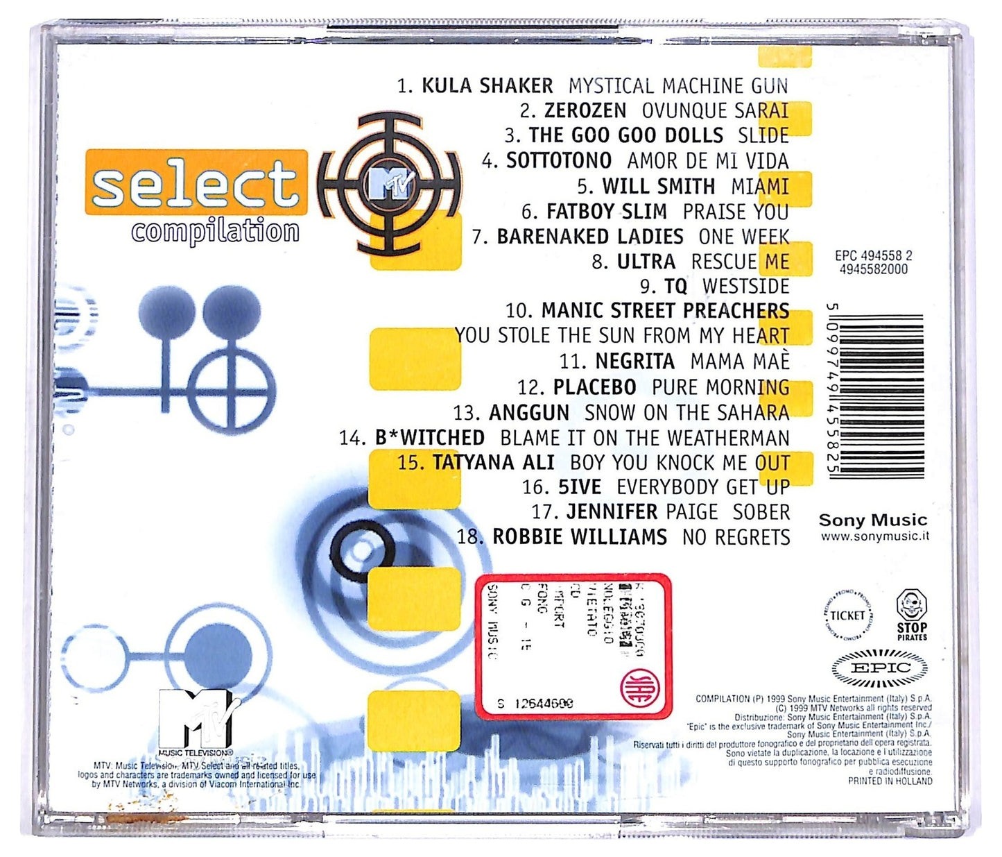 EBOND Various - Select MTV Compilation CD CD066961