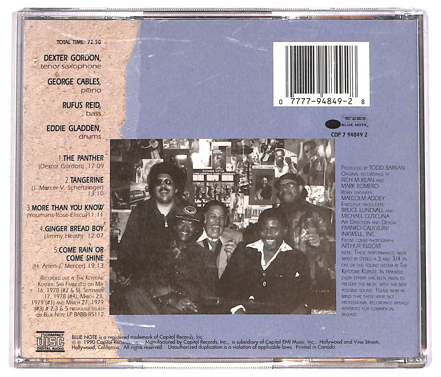 EBOND Dexter Gordon - Nights At The Keystone Volume 2 CD CD067038