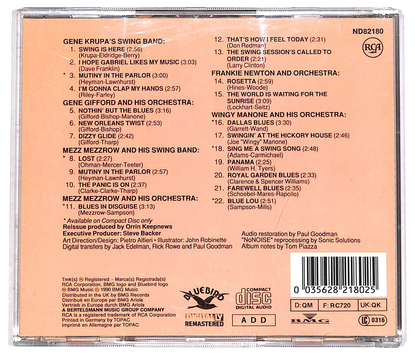 EBOND Various - Swing Is Here: Small-Band Swing 1935-1939 CD CD067060