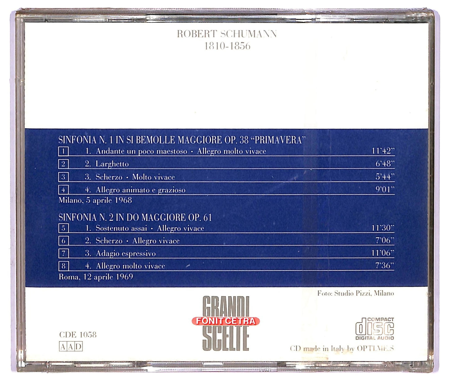 EBOND Schumann - Sinfonia n.1 in si Bem Magg op 38 primavera CD CD067209