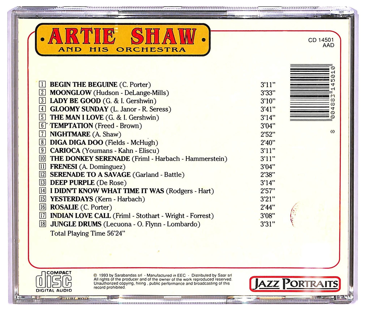 EBOND Various - Artie Shaw and his orchestra CD CD067341
