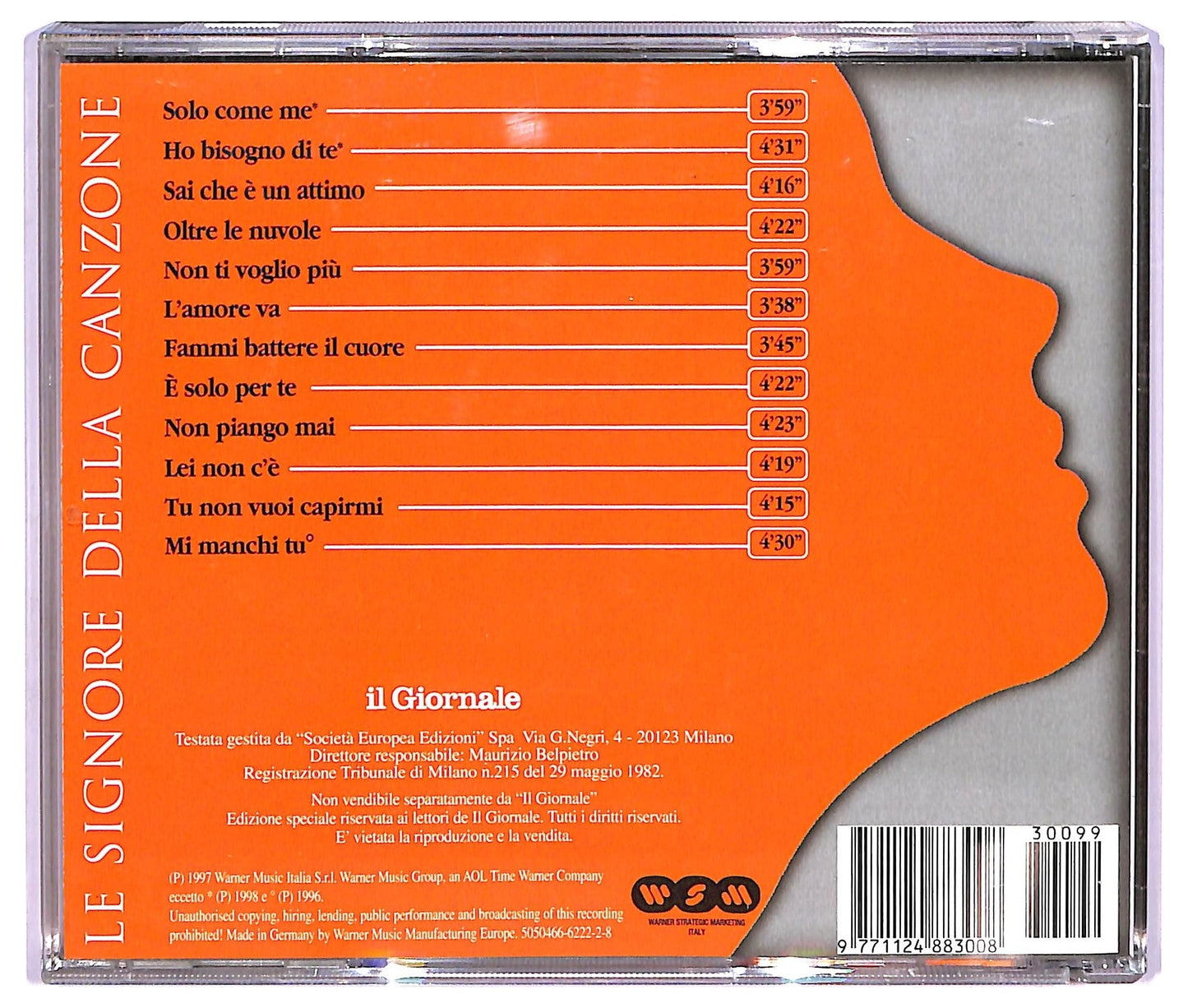 EBOND Paola Turci - Paola Turci - Le Signore della Canzone COMPILATION EDITORIALE JEWEL CASE CD CD067348