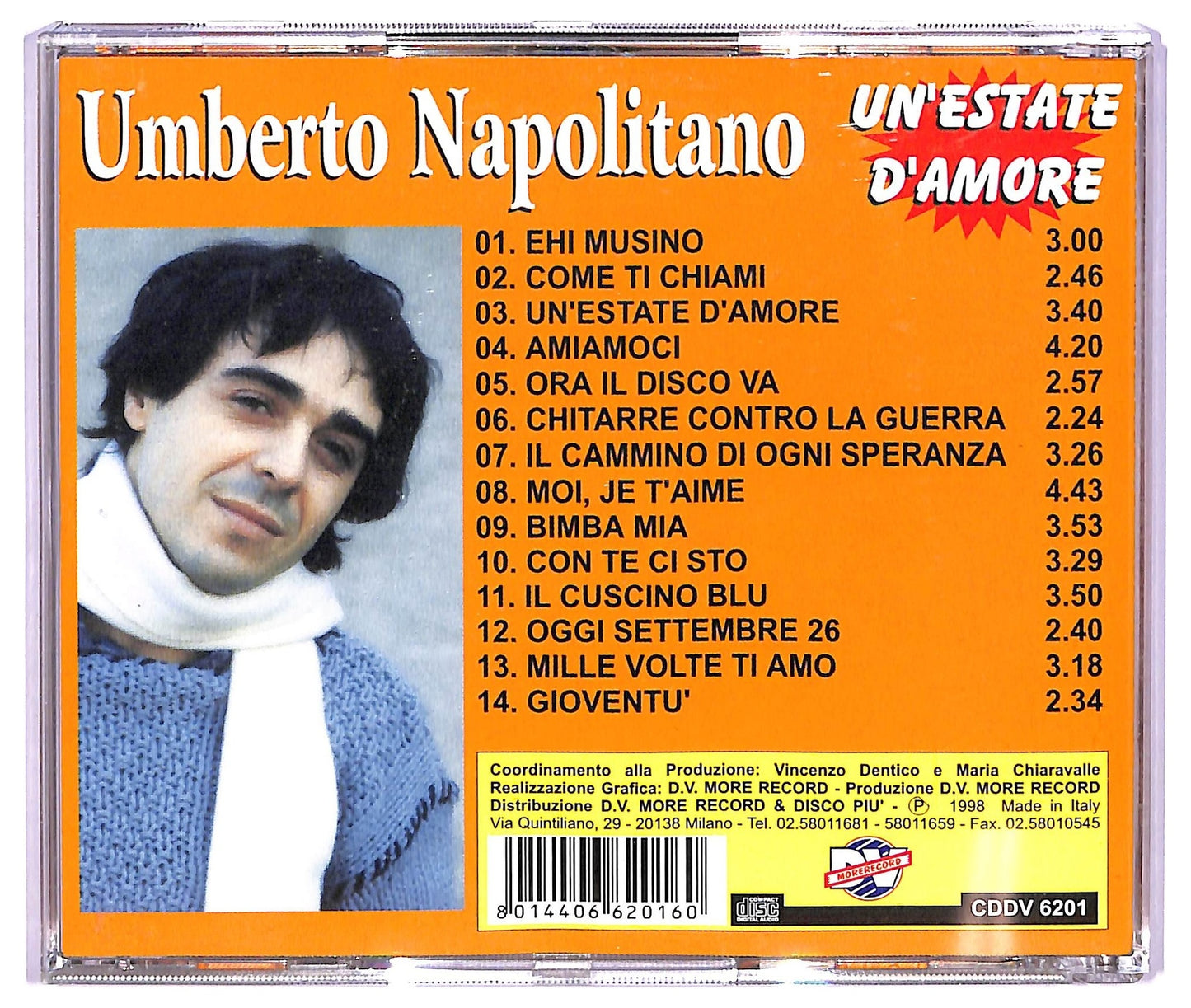 EBOND Umberto Napolitano - Un'Estate D'Amore (Come Ti Chiami) ALBUM JEWEL CASE CD CD067404