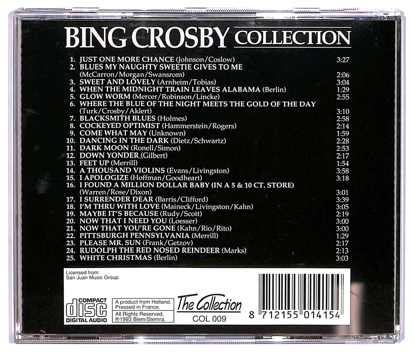 EBOND Bing Crosby - Bing Crosby Collection COMPILATION JEWEL CASE CD CD067408