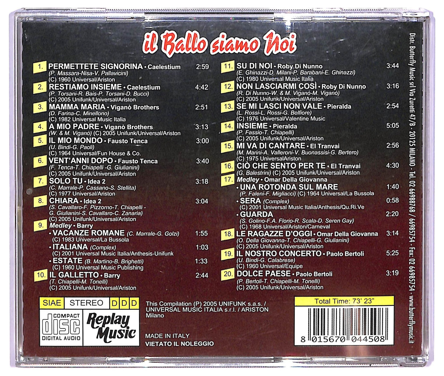 EBOND Various - Il Ballo Siamo Noi COMPILATION JEWEL CASE CD CD067413