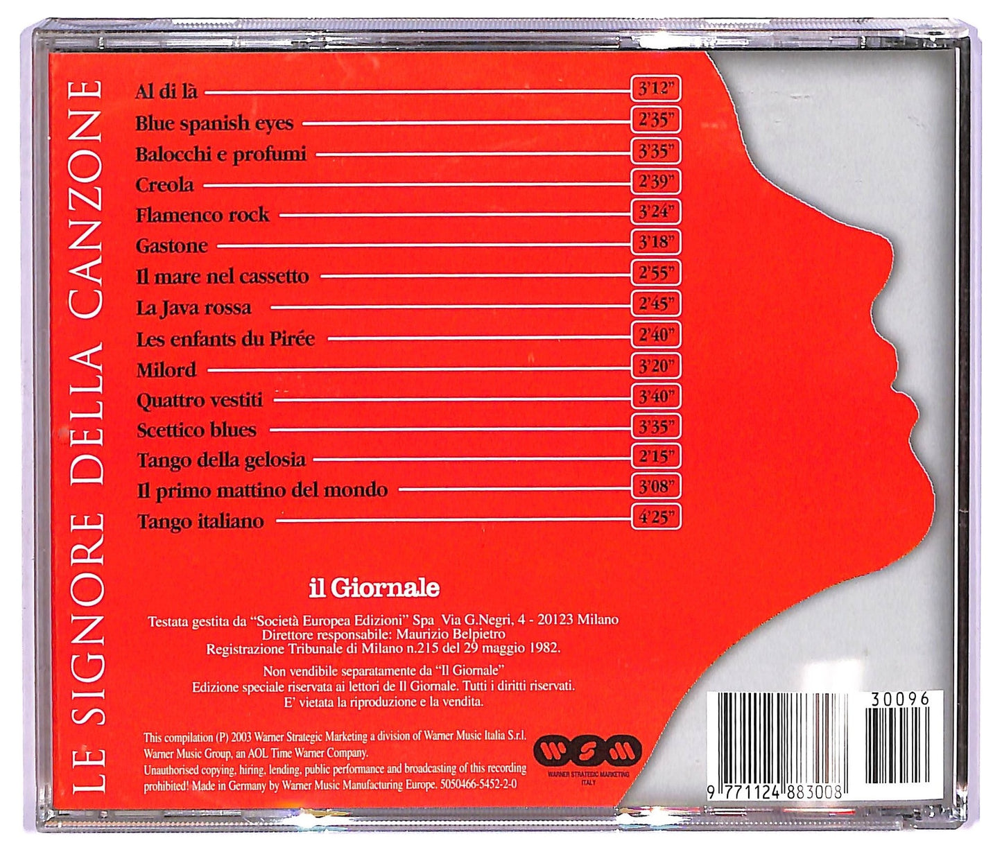 EBOND Milva - Milva - Le Signore della Canzone vol.6 COMPILATION EDITORIALE JEWEL CASE CD CD067415