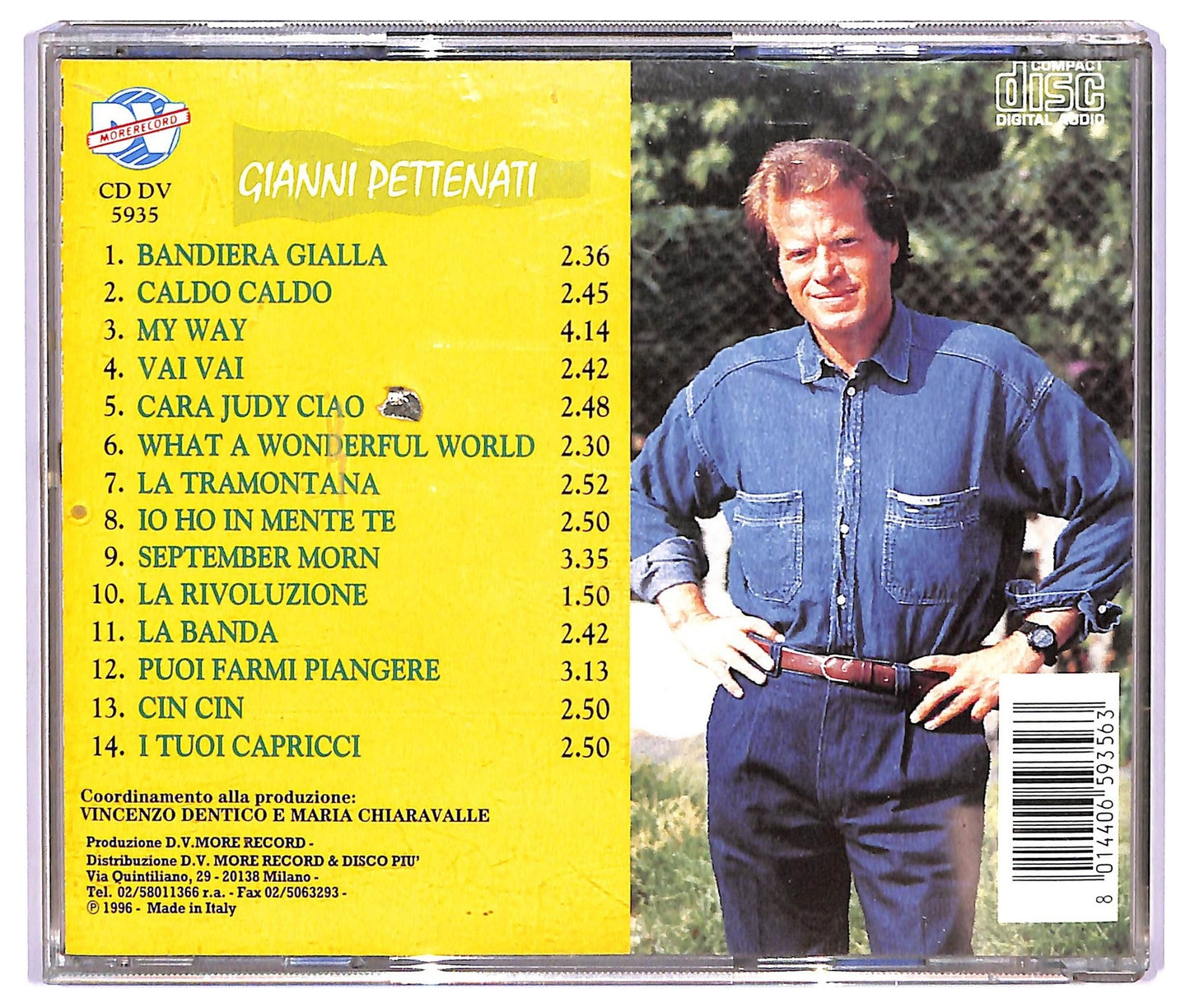 EBOND Gianni Pettenati - Bandiera Gialla ALBUM JEWEL CASE CD CD067417