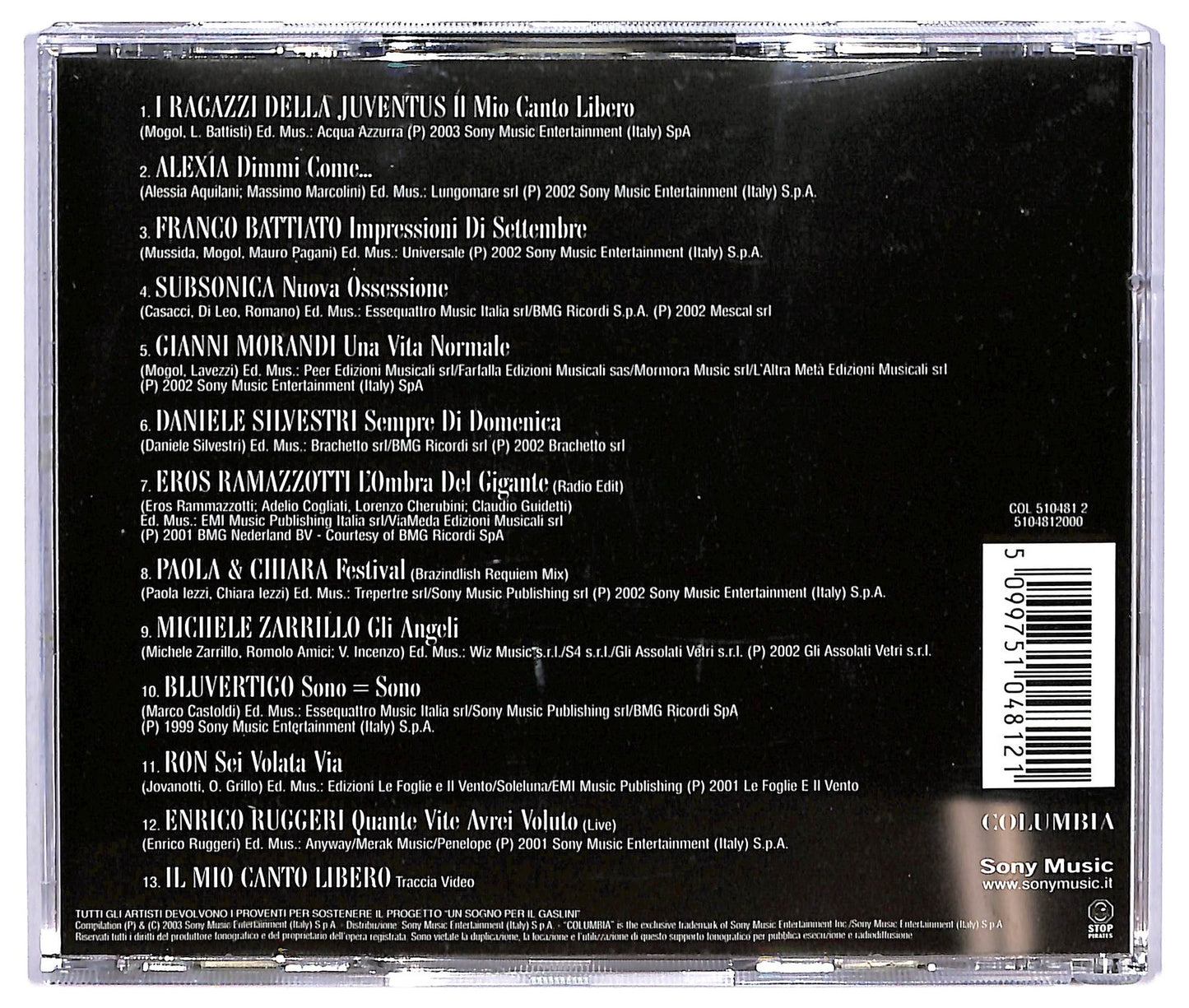 EBOND Various - Il Mio Canto Libero CD CD067419