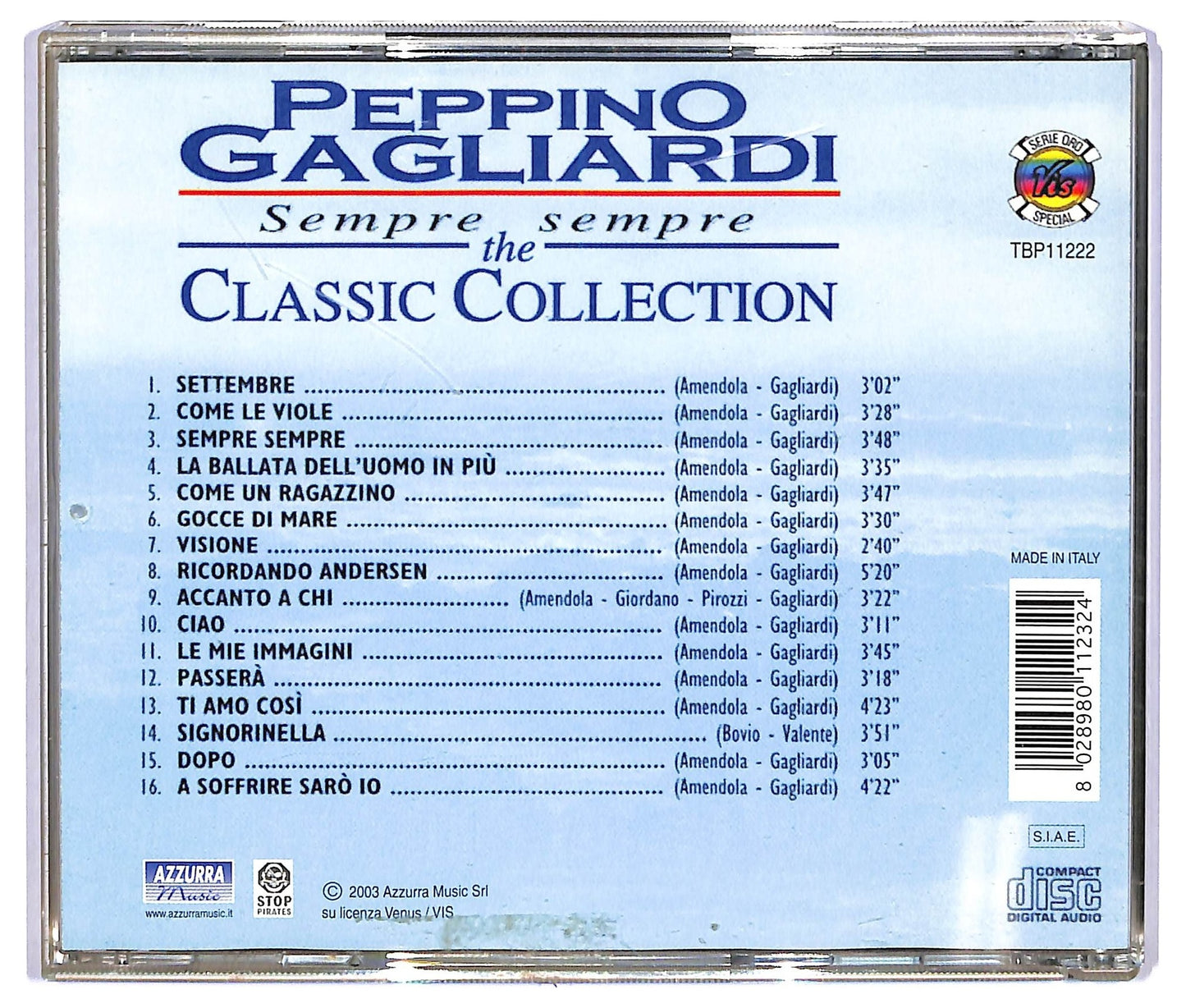 EBOND Peppino Gagliardi - Sempre Sempre CD CD067422