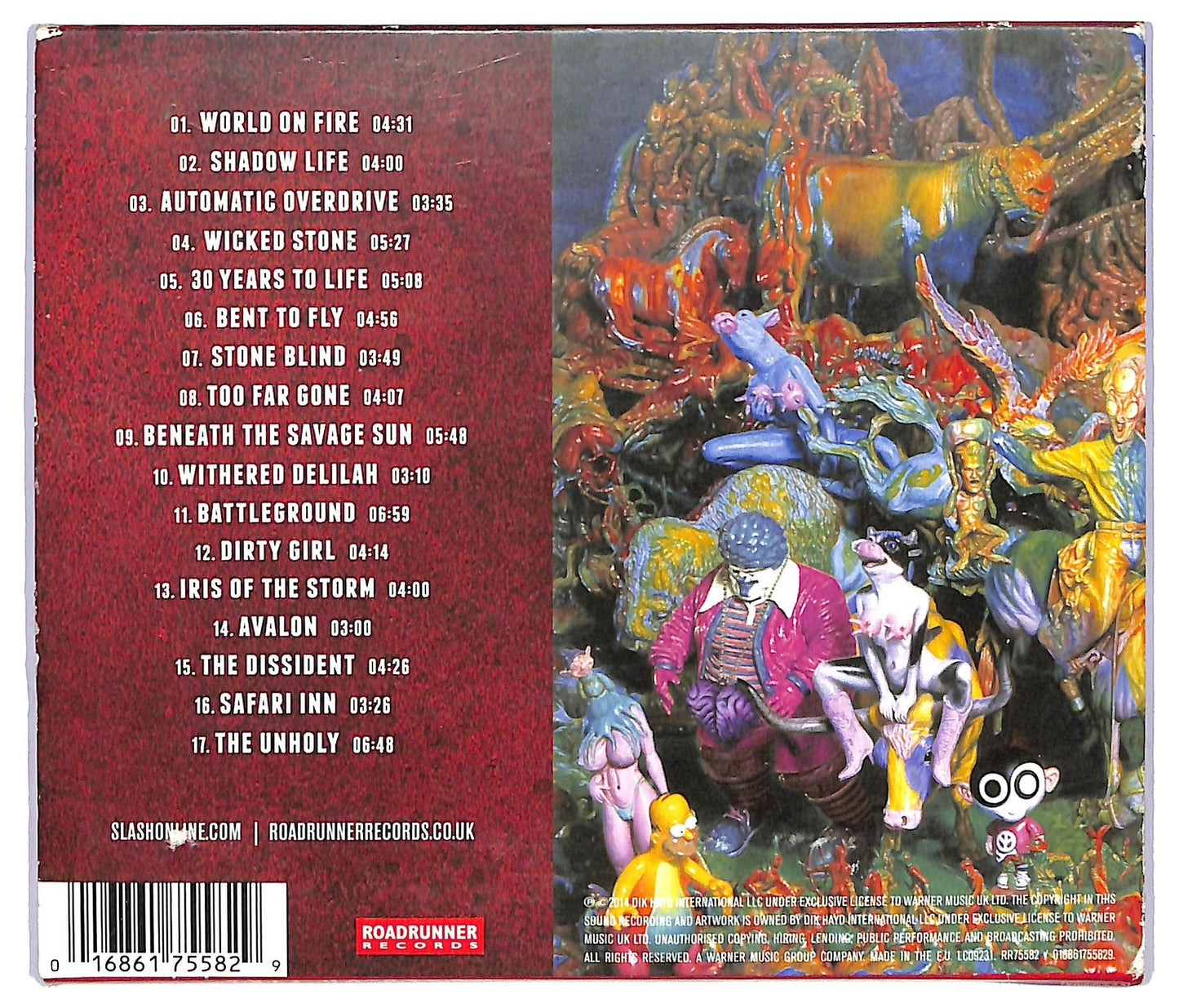 EBOND Slash Featuring Myles Kennedy & The Conspirators - World On Fire ALBUM DIGIPACK CD CD067428