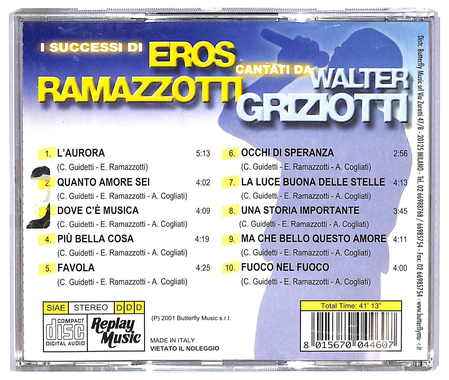EBOND Walter Griziotti - i successi di Eros Ramazzotti CD CD067430