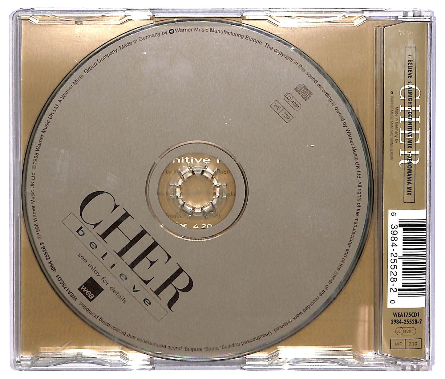 EBOND Cher - Believe ALBUM JEWEL CASE SLIM CD CD067440