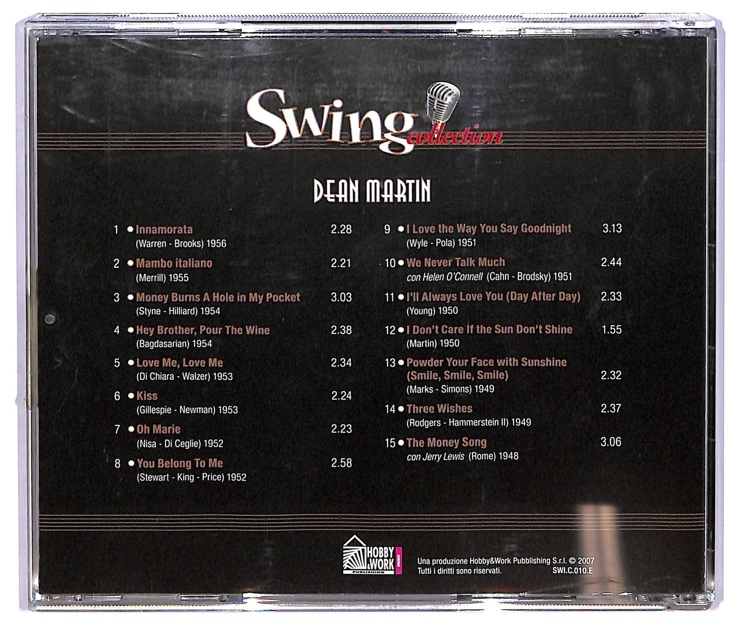 EBOND Dean Martin - Dean Martin - 	Swing Collection COMPILATION EDITORIALE JEWEL CASE CD CD067454