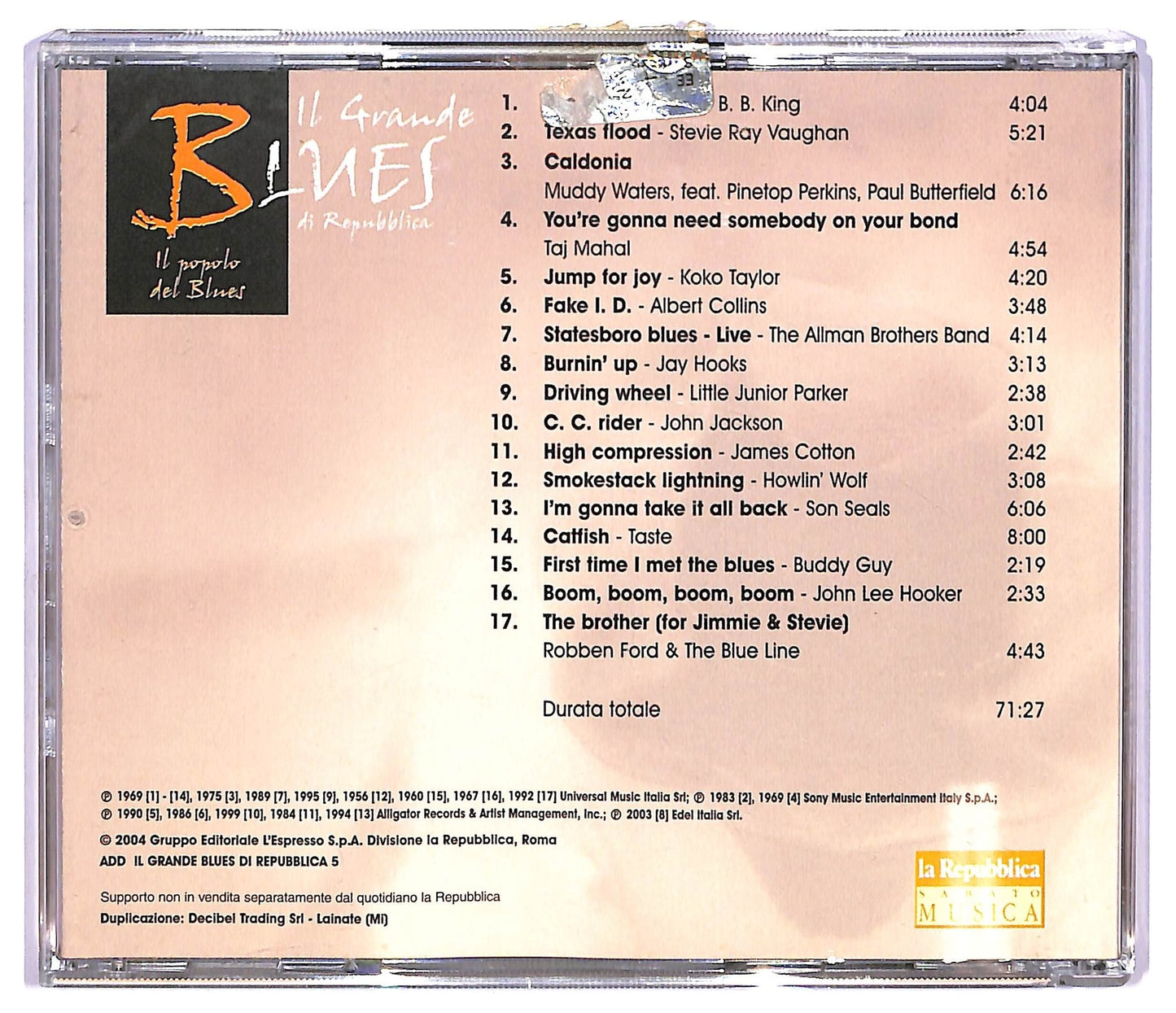EBOND Various - Il Popolo Del Blues COMPILATION EDITORIALE JEWEL CASE CD CD067532