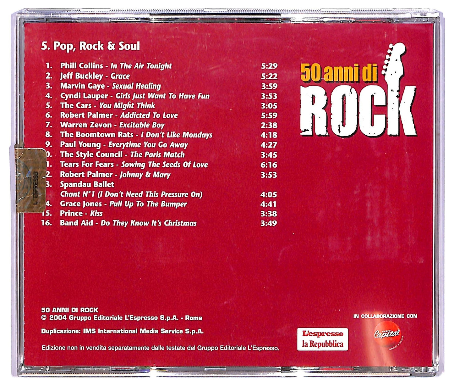 EBOND Various - Pop, Rock & Soul COMPILATION EDITORIALE JEWEL CASE CD CD067539