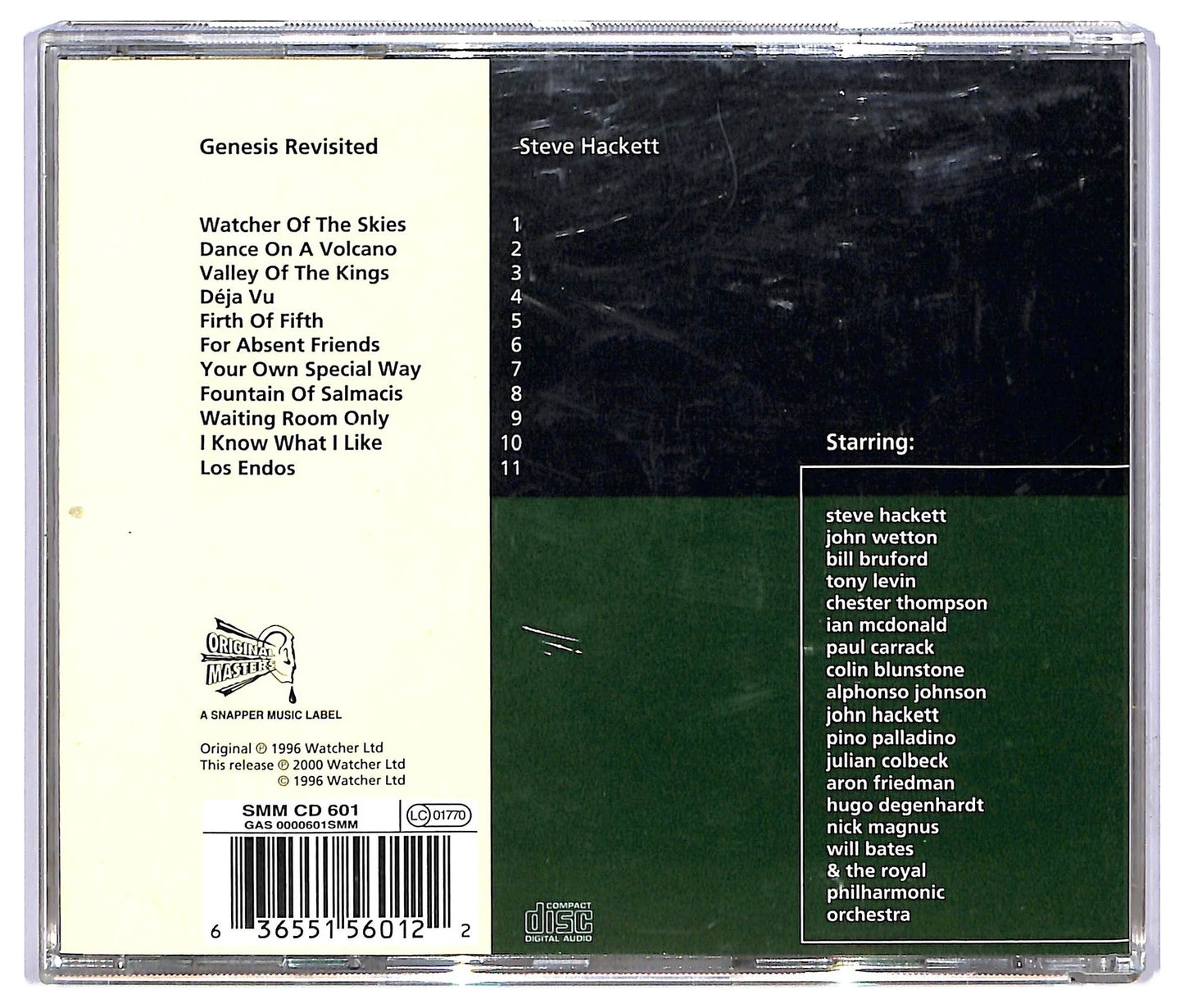 EBOND Steve Hackett - Genesis Revisited ALBUM JEWEL CASE CD CD067613