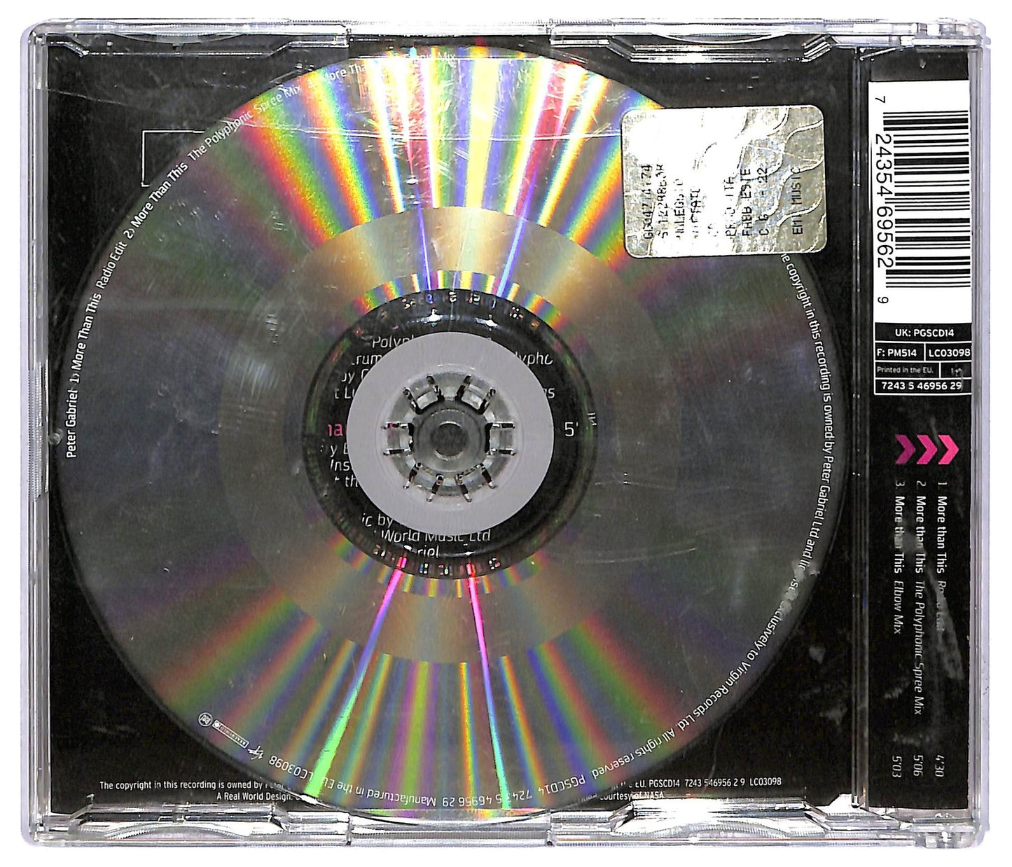 EBOND Peter Gabriel - More Than This COMPILATION JEWEL CASE CD CD067621