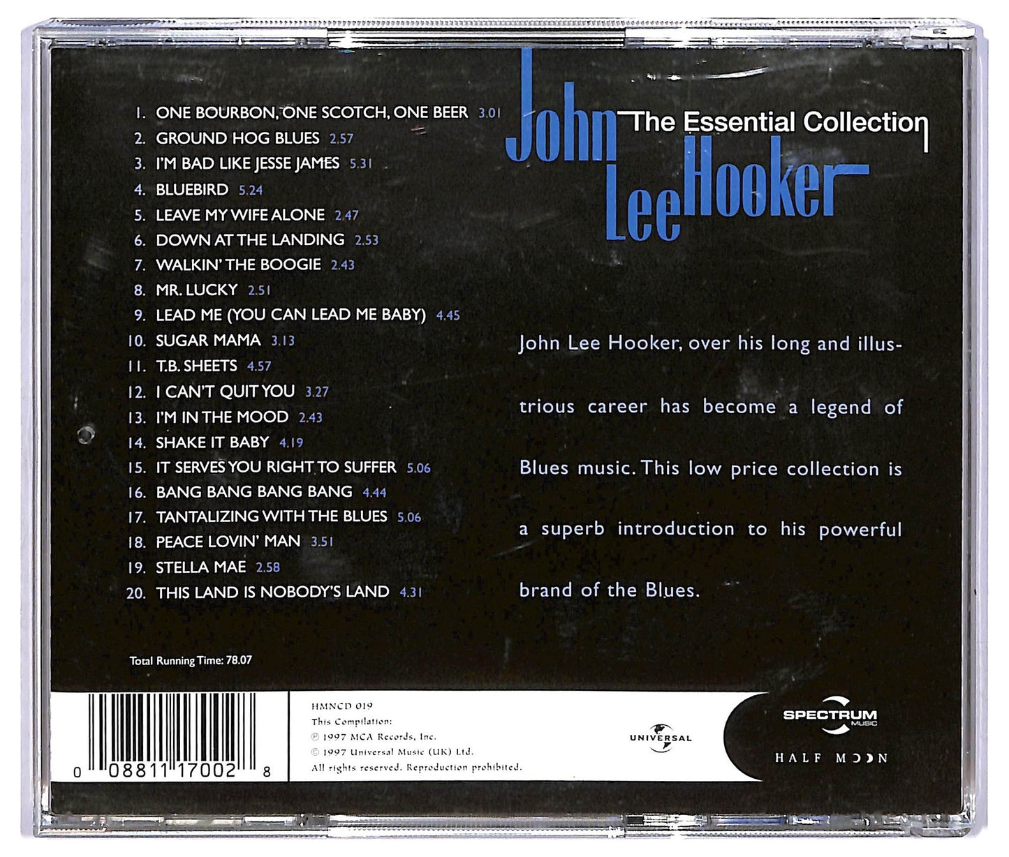 EBOND John Lee Hooker - The Essential Collection COMPILATION JEWEL CASE CD CD067631