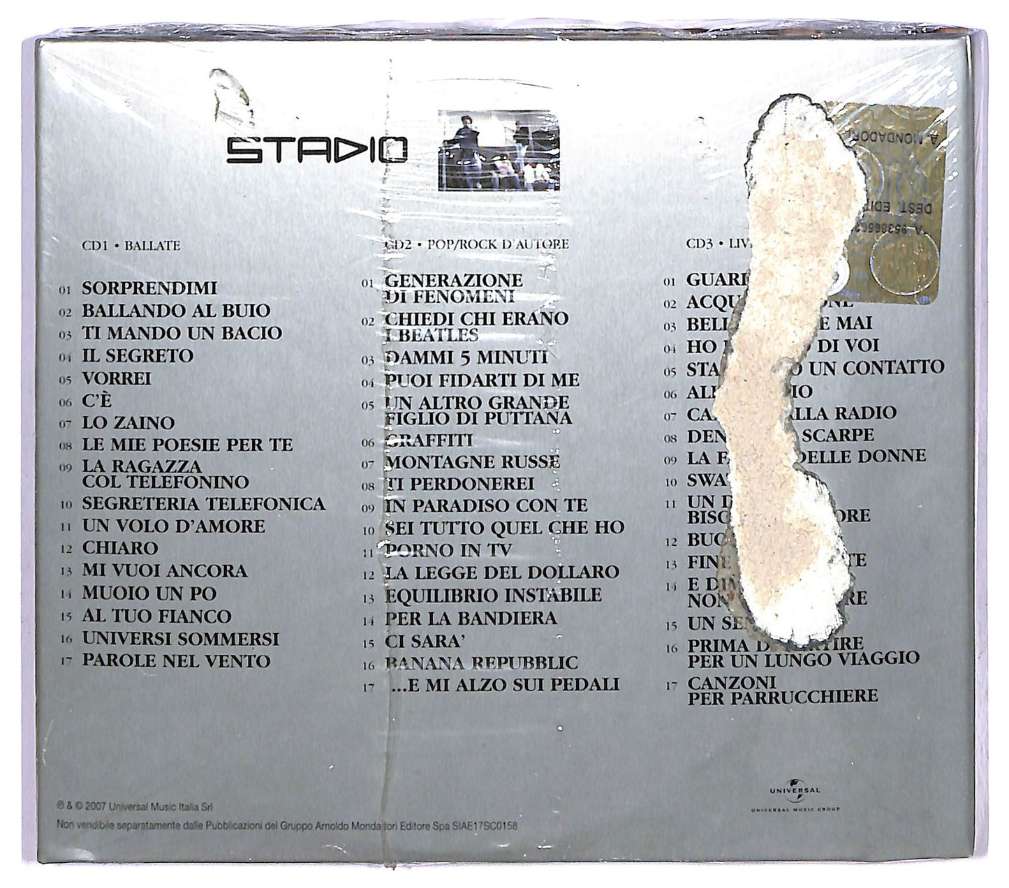 EBOND Stadio - The Platinum Collection Three Cd Set COMPILATION EDITORIALE DIGIPACK CD067703