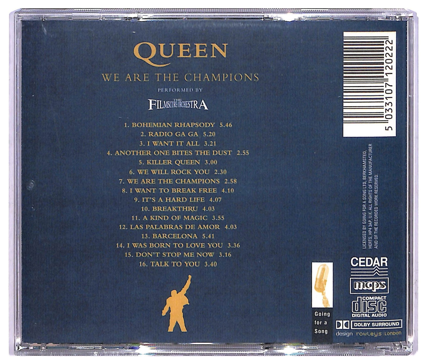 EBOND The Film Score Orchestra - Queen We Are The Champions ALBUM JEWEL CASE CD CD067713