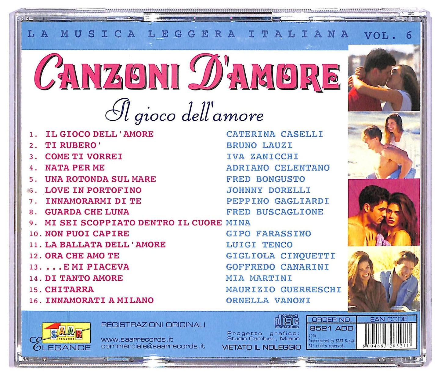 EBOND Various - Canzoni d'amore il gioco dell'amore vol.6 CD CD067714