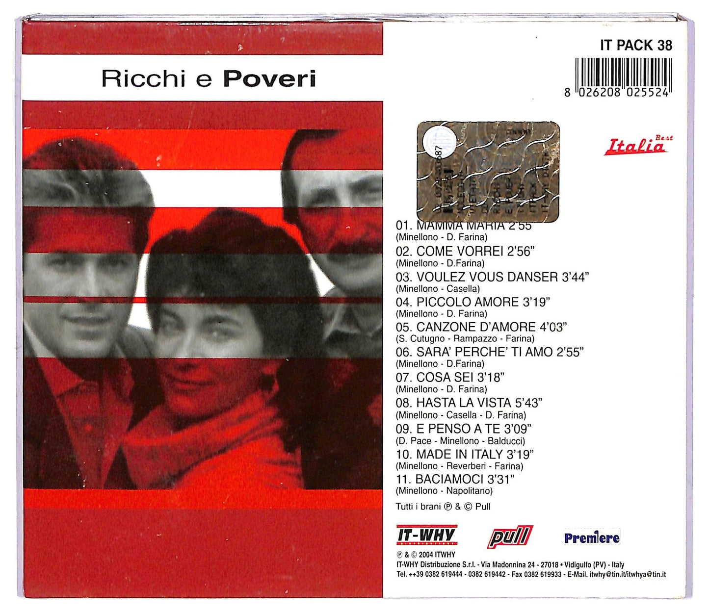 EBOND Ricchi E Poveri - Italia Best COMPILATION DIGIPACK CD CD067716