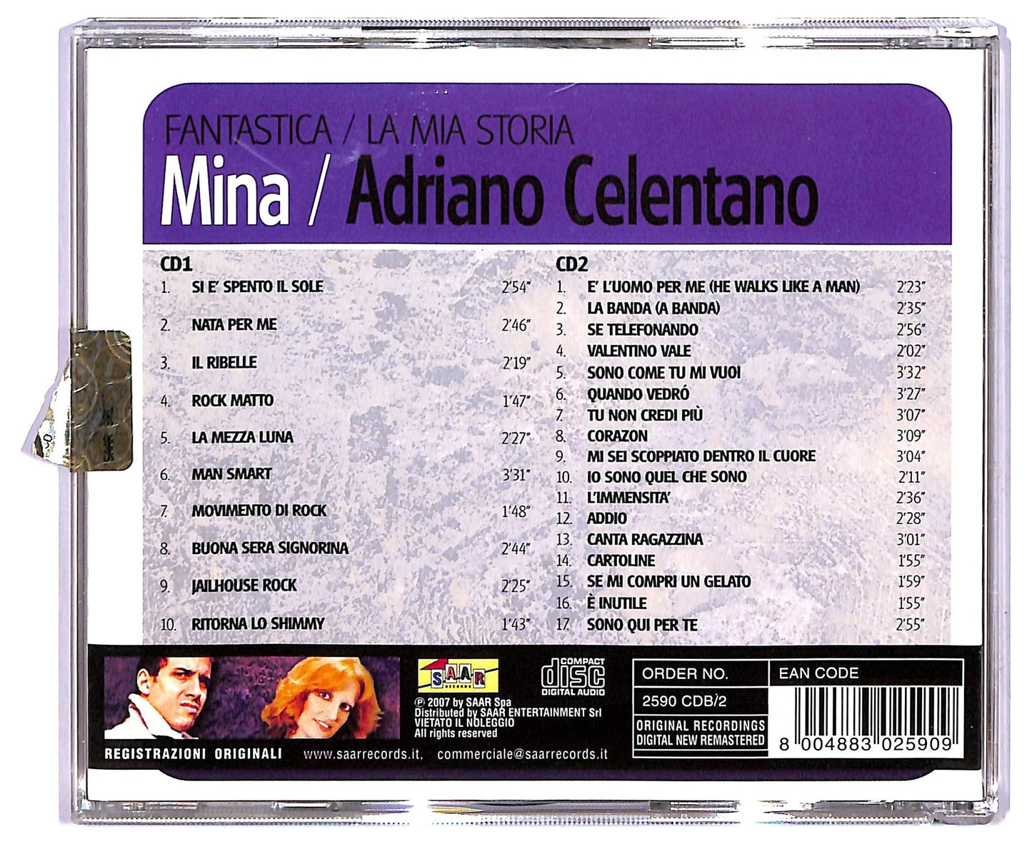 EBOND Mina Adriano Celentano - Fantastica La Mia Storia COMPILATION JEWEL CASE CD CD067808