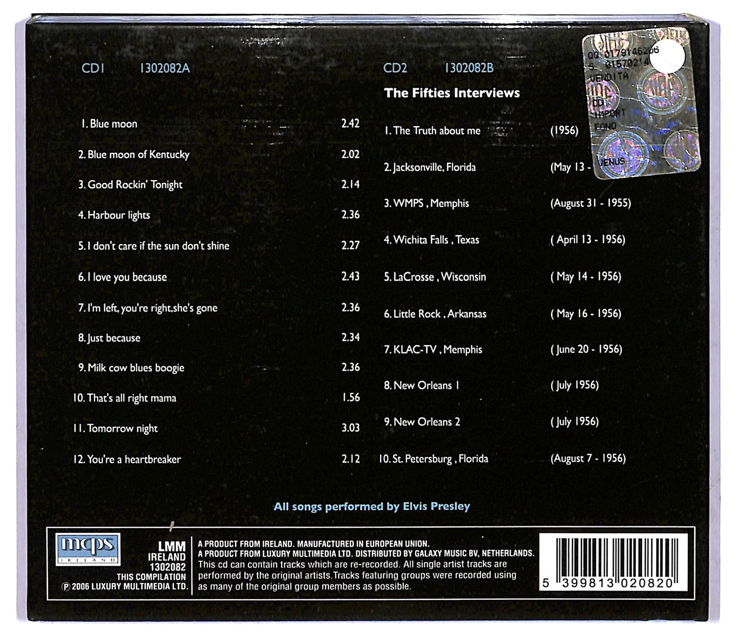 EBOND Elvis Presley - The Ultimate Collection COMPILATION DIGIPACK CD CD067812